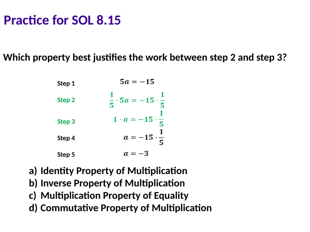 Using the Student Performance Analysis Grade 8 - slide 57 of 78