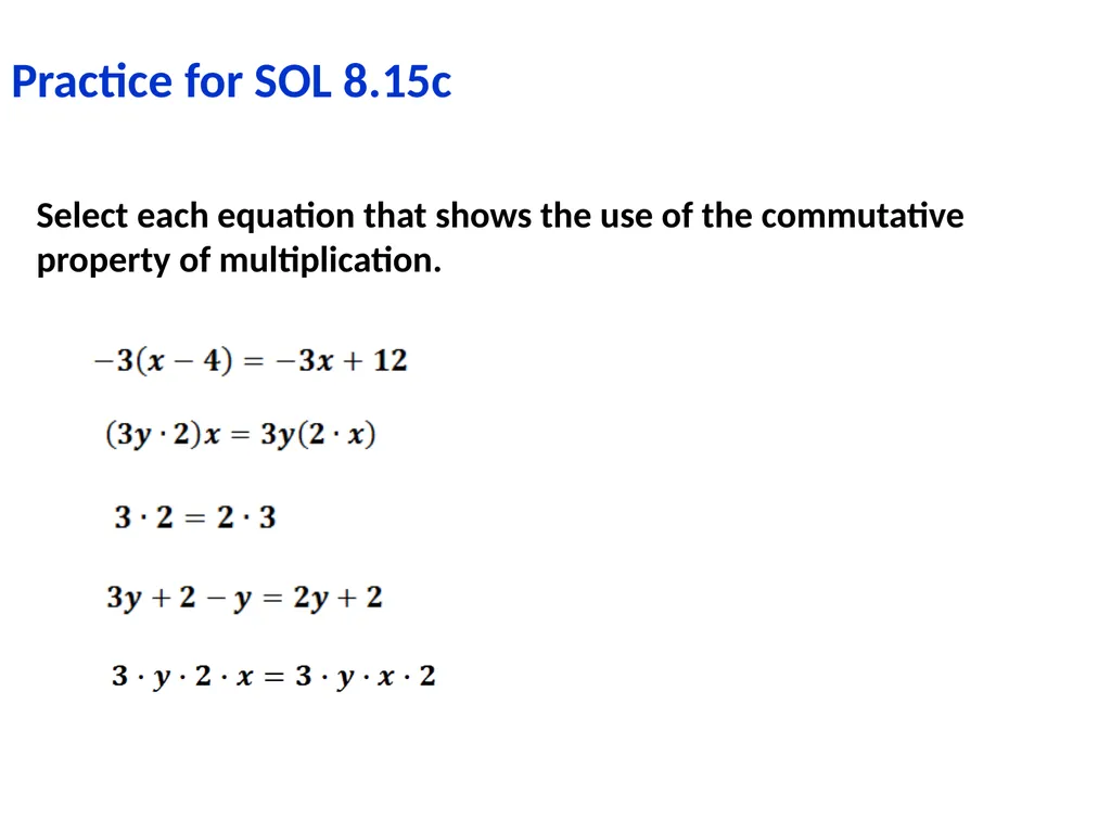 Using the Student Performance Analysis Grade 8 - slide 62 of 78