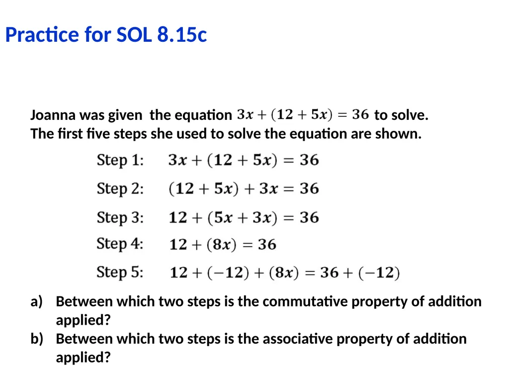 Using the Student Performance Analysis Grade 8 - slide 64 of 78