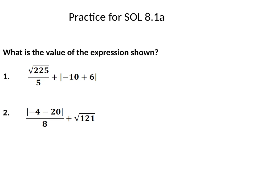 Using the Student Performance Analysis Grade 8 - slide 2 of 78
