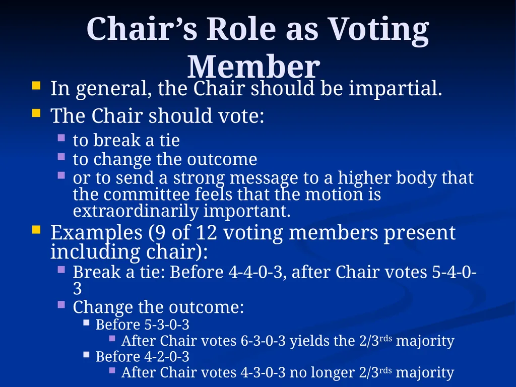 TC Chair Training - Voting Process Cynthia Gage - slide 9 of 11
