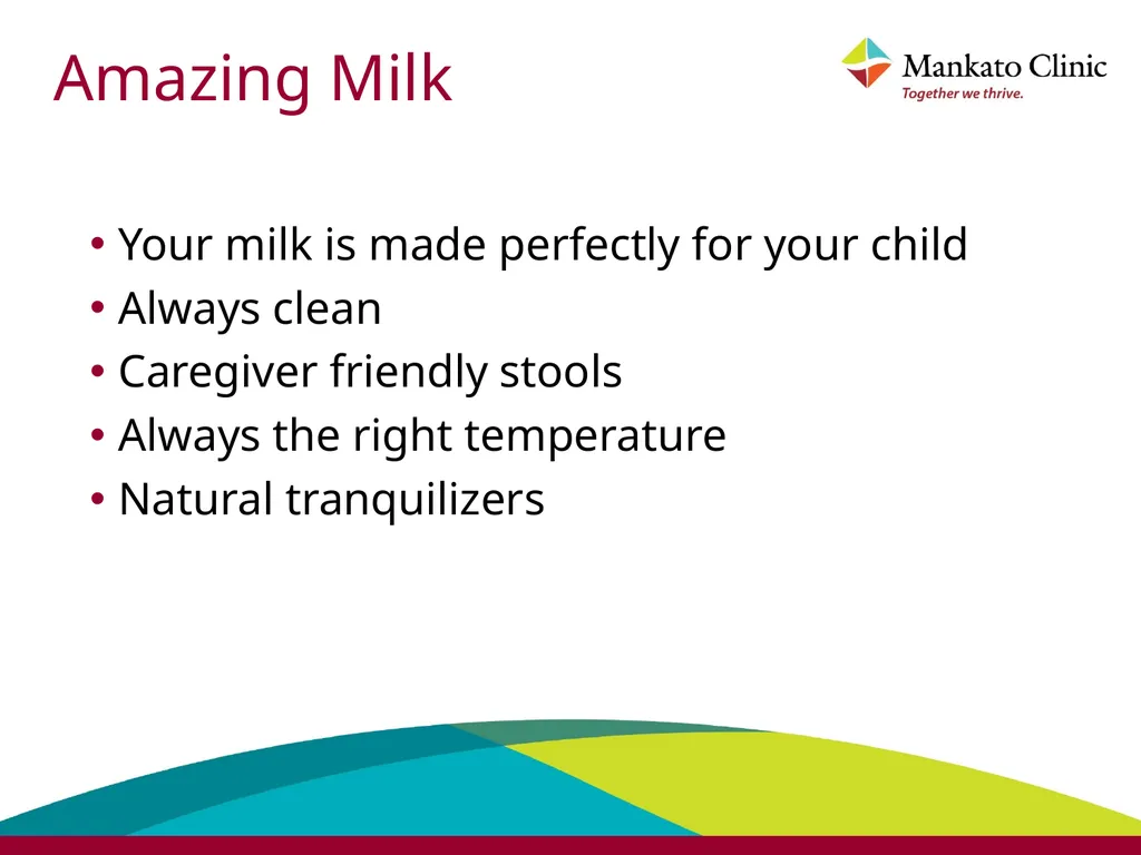 Introduction to breastfeeding Babies should be - slide 7 of 38