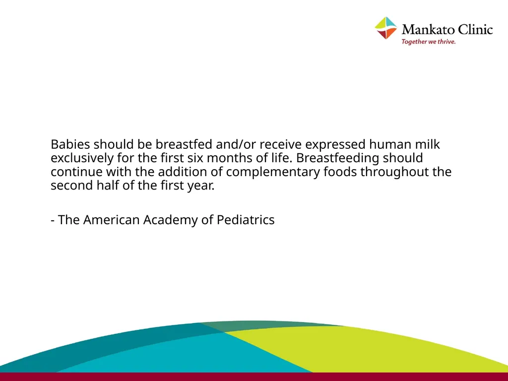 Introduction to breastfeeding Babies should be - slide 2 of 38