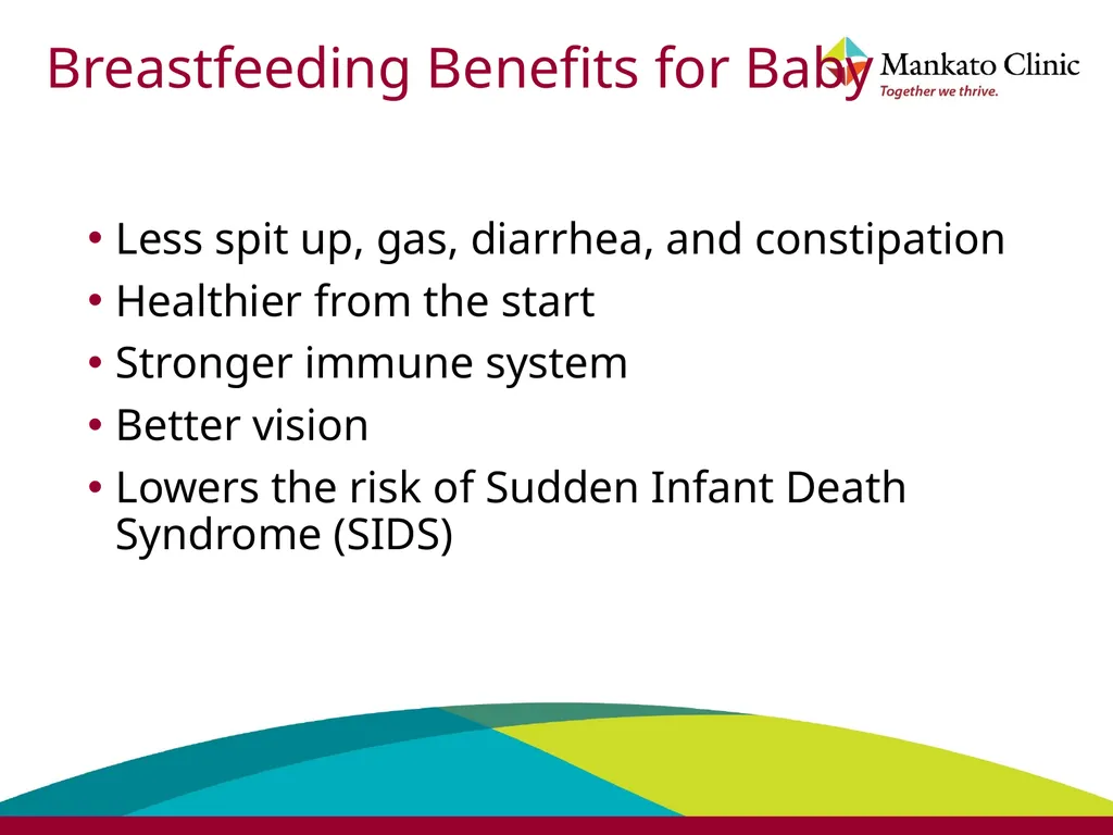 Introduction to breastfeeding Babies should be - slide 9 of 38