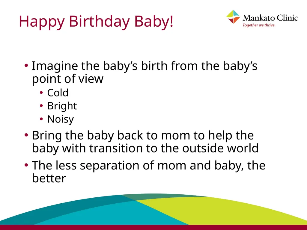 Introduction to breastfeeding Babies should be - slide 13 of 38