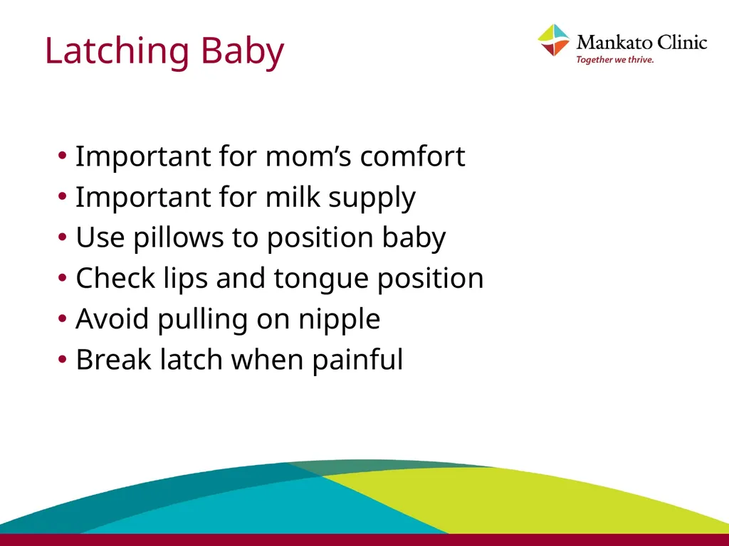 Introduction to breastfeeding Babies should be - slide 20 of 38