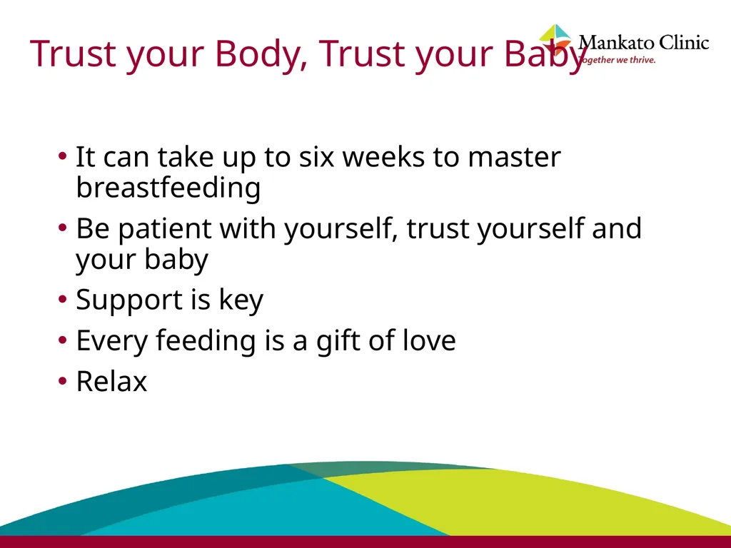 Introduction to breastfeeding Babies should be - slide 37 of 38