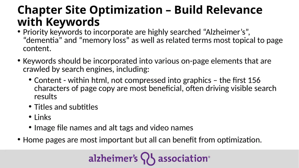 Local SEO Tips for Chapter Sites with Meta Data - slide 4 of 15
