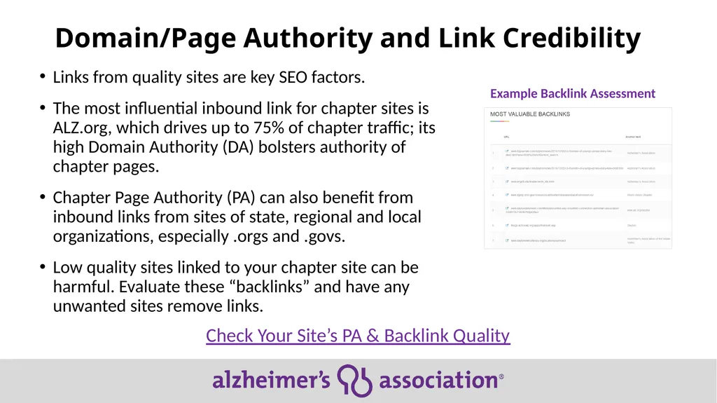 Local SEO Tips for Chapter Sites with Meta Data - slide 14 of 15