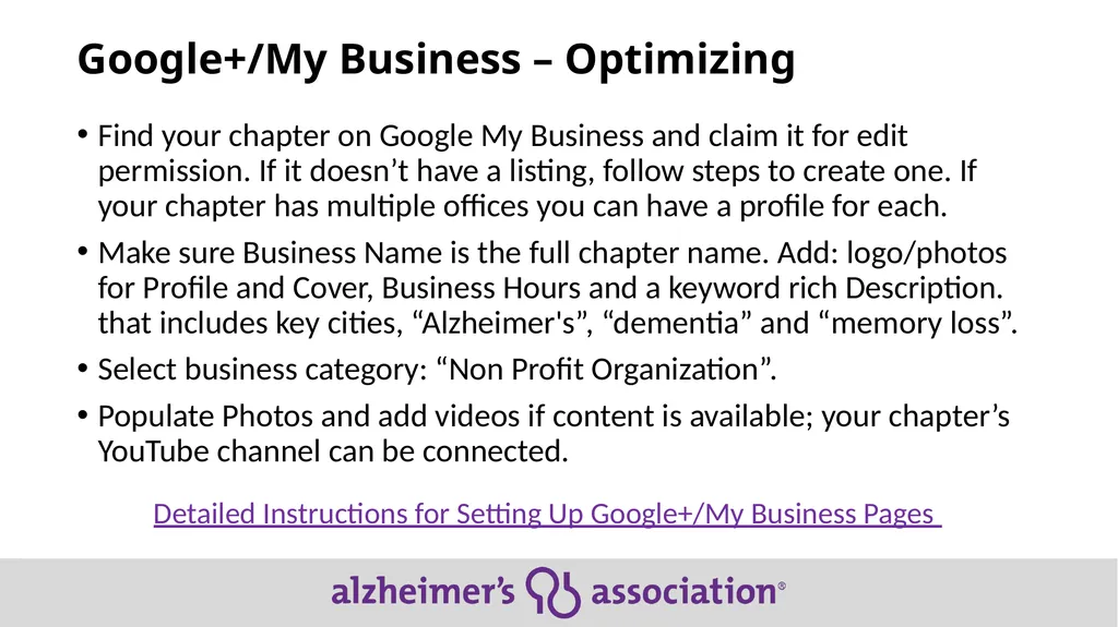 Local SEO Tips for Chapter Sites with Meta Data - slide 9 of 15
