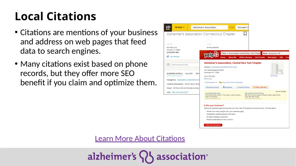 Local SEO Tips for Chapter Sites with Meta Data - slide 10 of 15