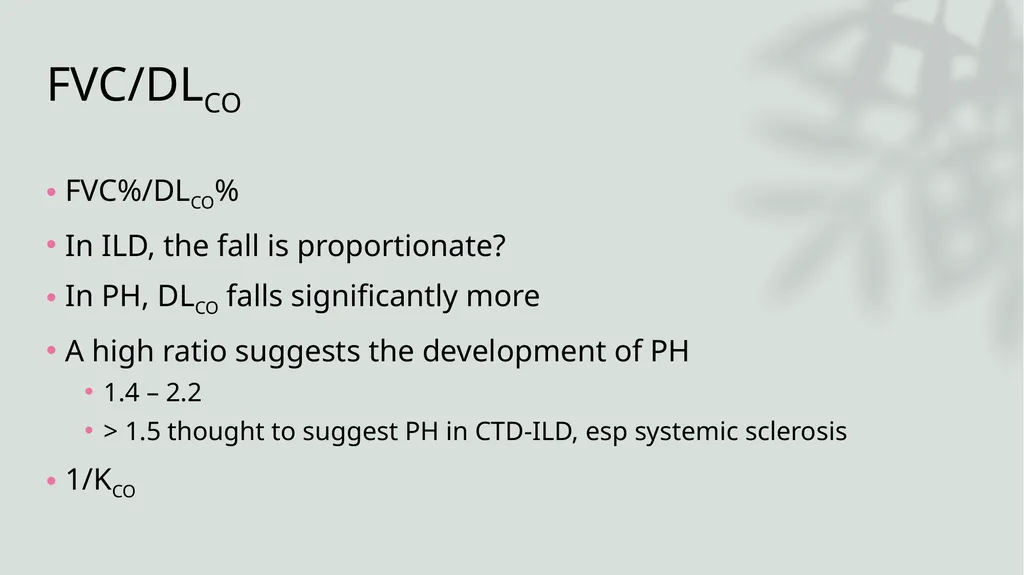 Diffusing Capacity of the Lung for Carbon Monoxide - slide 25 of 26