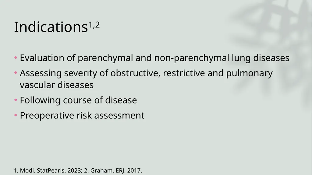 Diffusing Capacity of the Lung for Carbon Monoxide - slide 19 of 26