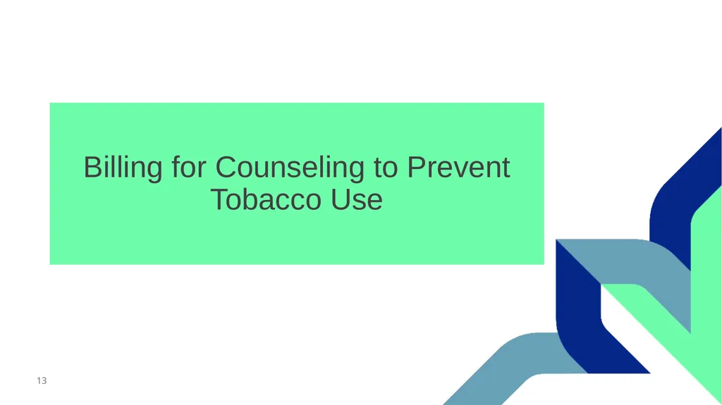 Preventive Services: Lung Cancer Screening & - slide 13 of 25