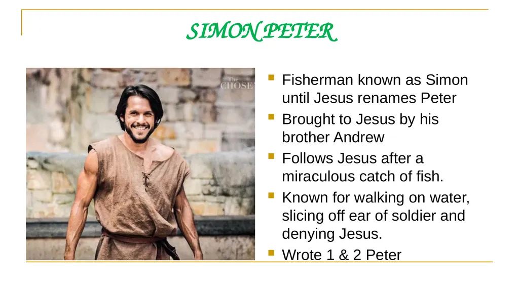 THE CHOSEN EPISODE ONE KEY SCRIPTURE: ISAIAH 43 - slide 9 of 18