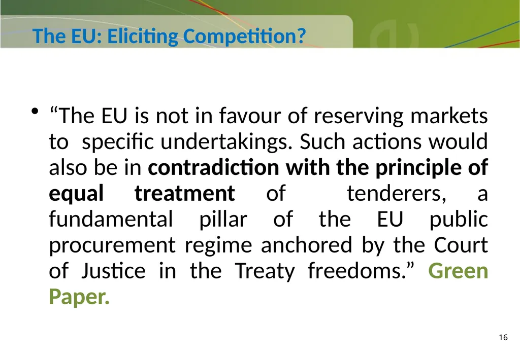 Participation and Competition in Public - slide 16 of 33