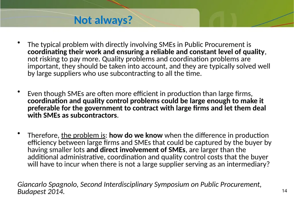 Participation and Competition in Public - slide 14 of 33