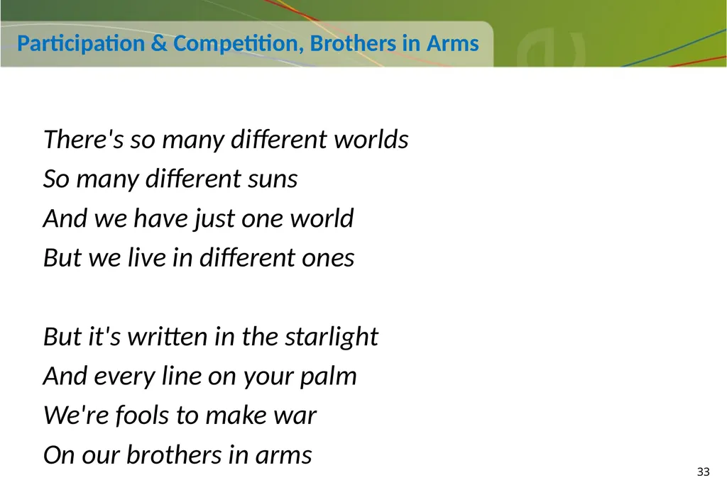 Participation and Competition in Public - slide 33 of 33
