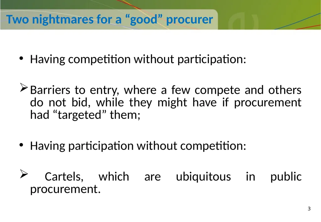 Participation and Competition in Public - slide 3 of 33