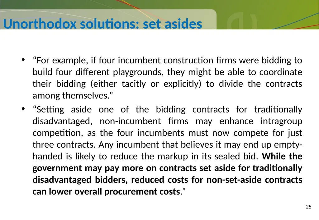 Participation and Competition in Public - slide 25 of 33