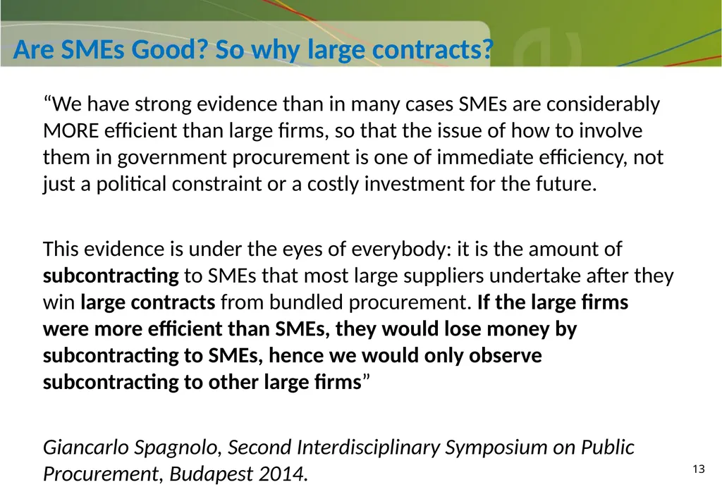 Participation and Competition in Public - slide 13 of 33
