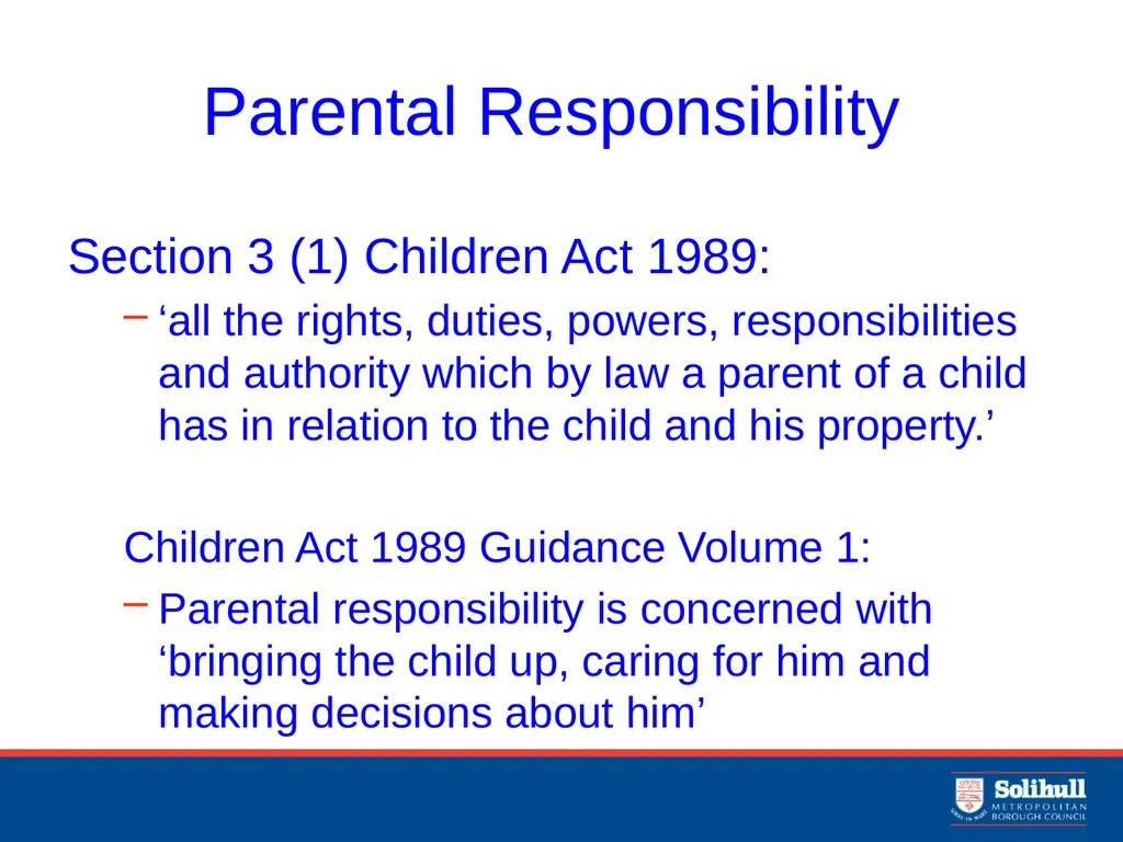 TRAINING FOR SCHOOL LEADERS PRIVATE LAW ORDERS - slide 3 of 13