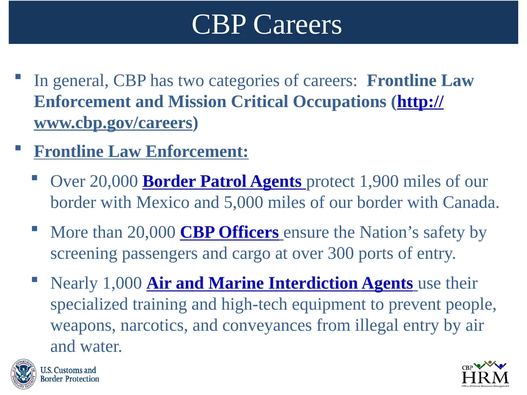 U.S. Customs & Border Protection Veterans - slide 4 of 17
