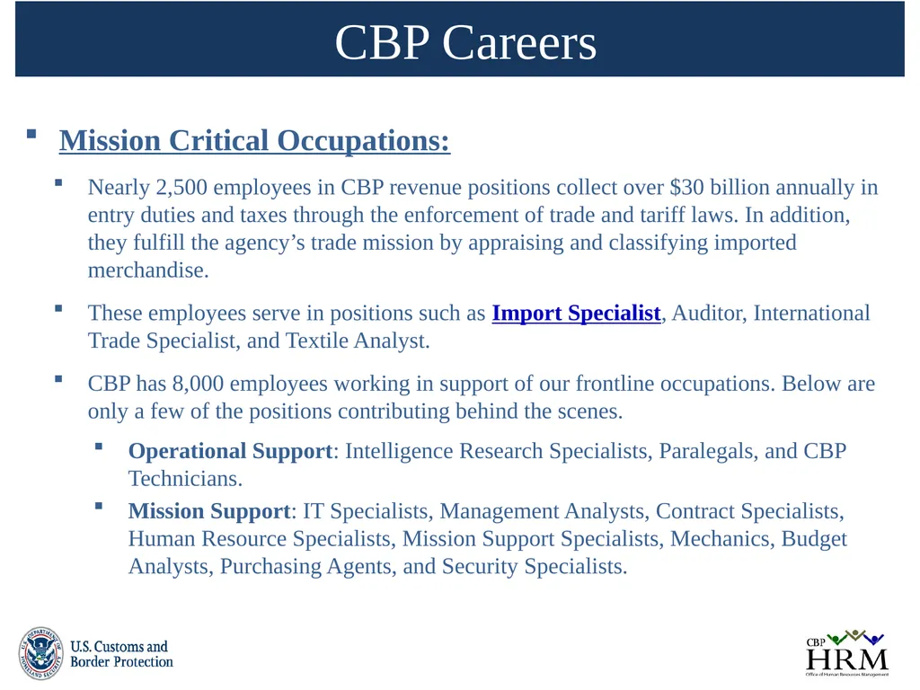 U.S. Customs & Border Protection Veterans - slide 5 of 17