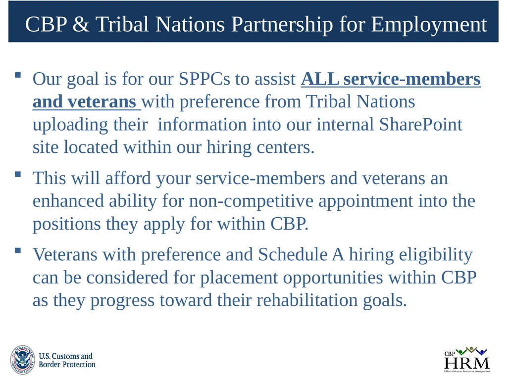 U.S. Customs & Border Protection Veterans - slide 7 of 17