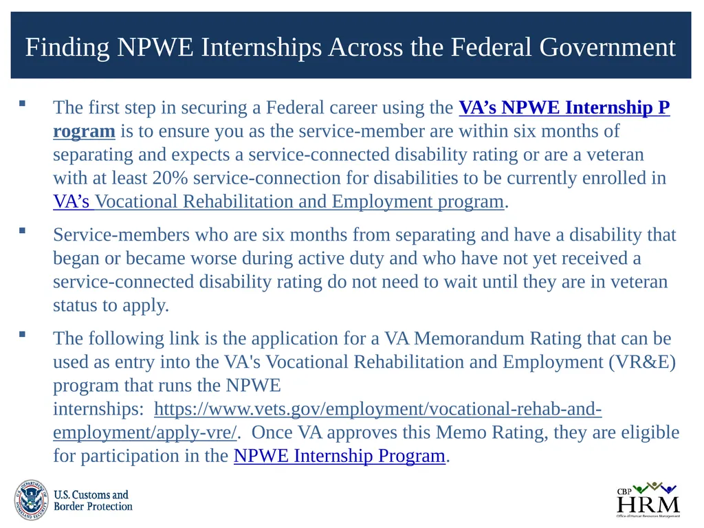 U.S. Customs & Border Protection Veterans - slide 13 of 17
