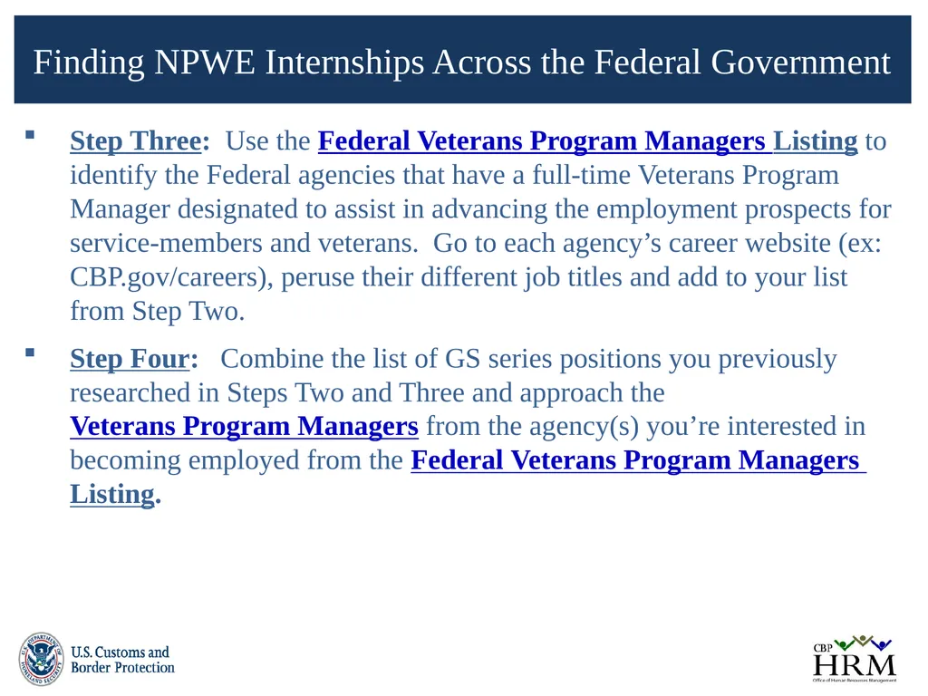 U.S. Customs & Border Protection Veterans - slide 15 of 17