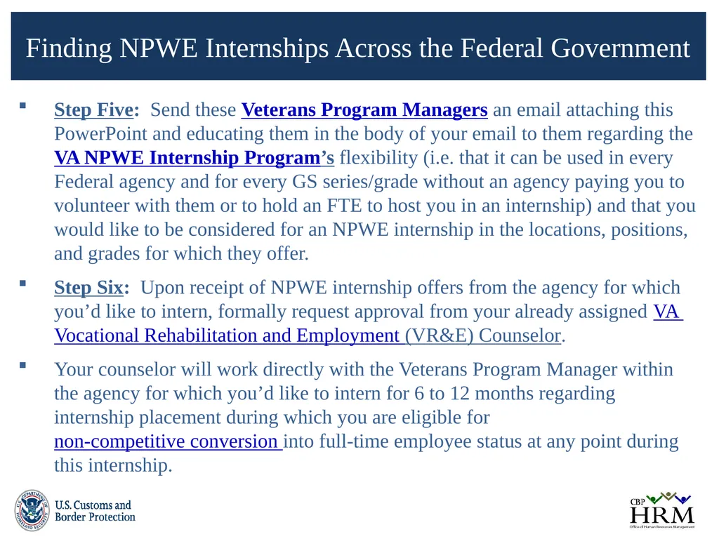U.S. Customs & Border Protection Veterans - slide 16 of 17