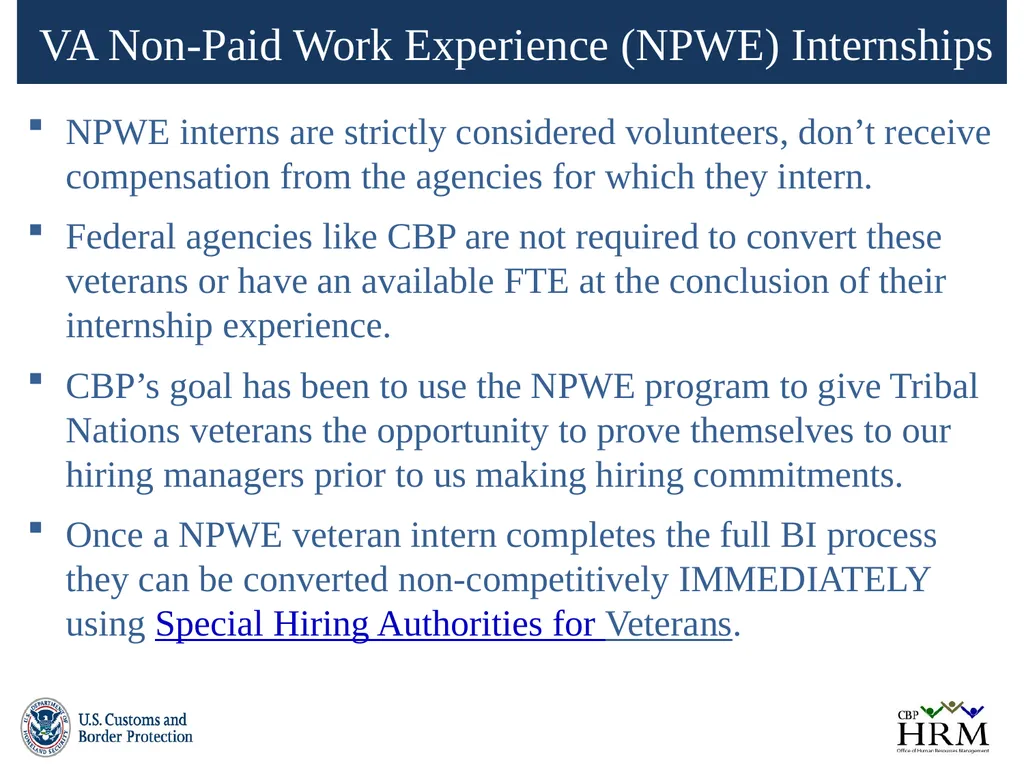 U.S. Customs & Border Protection Veterans - slide 11 of 17
