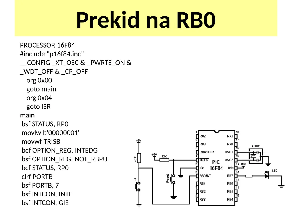 PREKIDI (INTERAPTI) Memorijska organizacija - slide 9 of 15