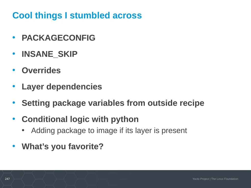 Developer Day Class Stephano Cetola, Armin Kuster, - slide 246 of 268