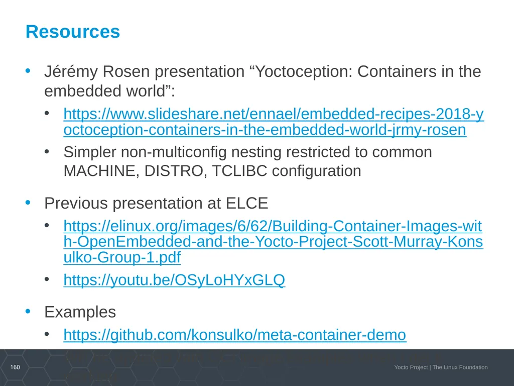 Developer Day Class Stephano Cetola, Armin Kuster, - slide 159 of 268