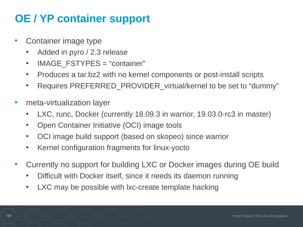 Developer Day Class Stephano Cetola, Armin Kuster, - slide 130 of 268