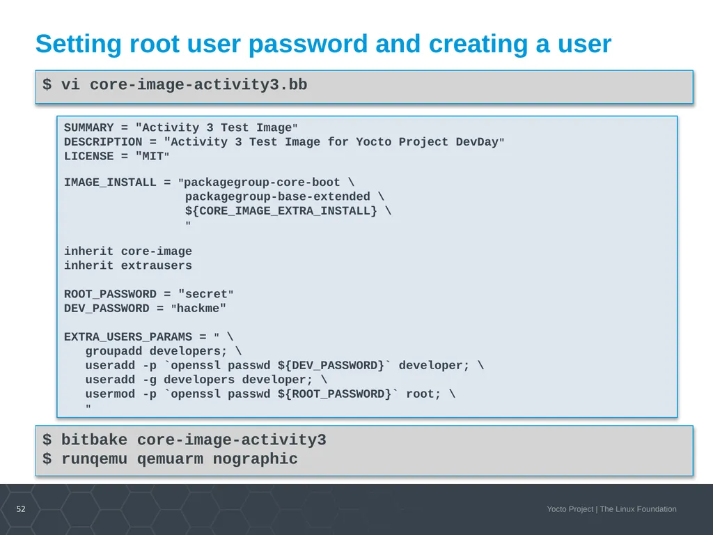 Developer Day Class Stephano Cetola, Armin Kuster, - slide 51 of 268