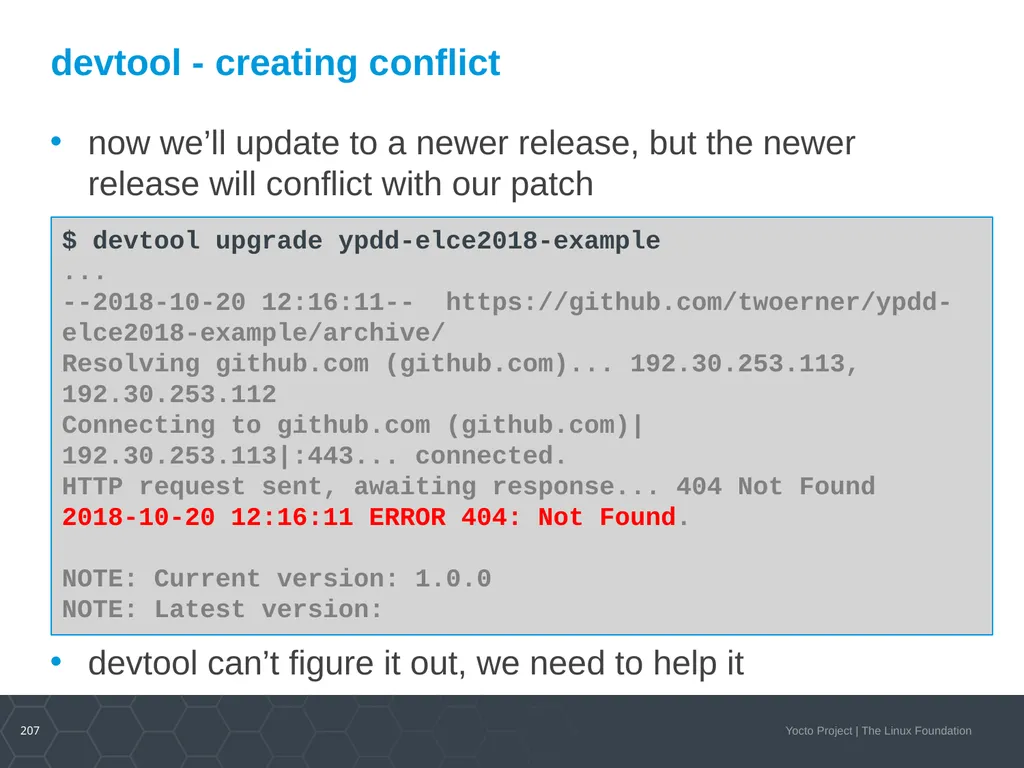 Developer Day Class Stephano Cetola, Armin Kuster, - slide 206 of 268