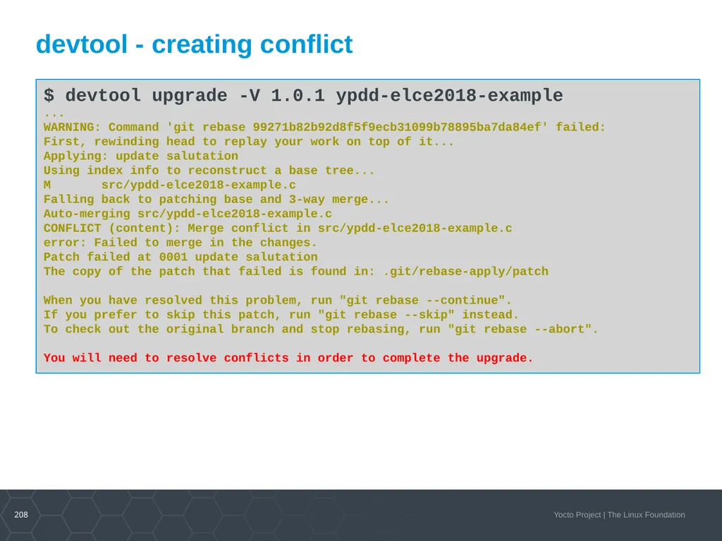 Developer Day Class Stephano Cetola, Armin Kuster, - slide 207 of 268