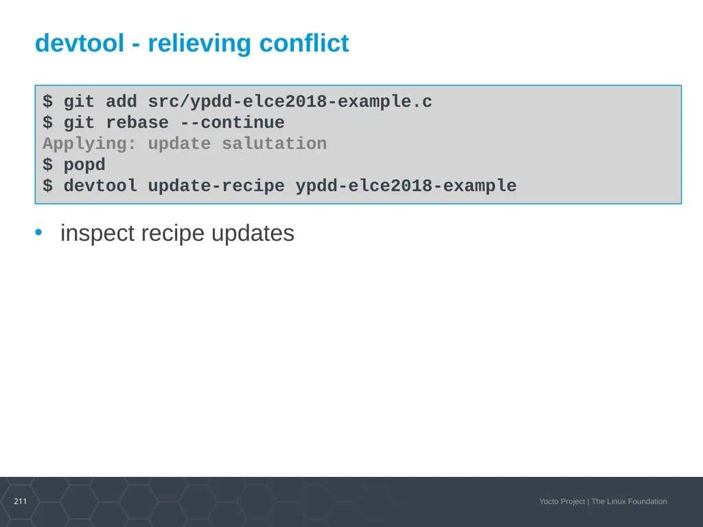 Developer Day Class Stephano Cetola, Armin Kuster, - slide 210 of 268