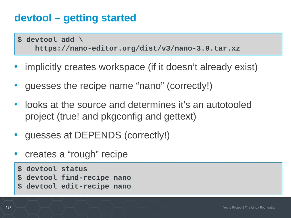 Developer Day Class Stephano Cetola, Armin Kuster, - slide 186 of 268