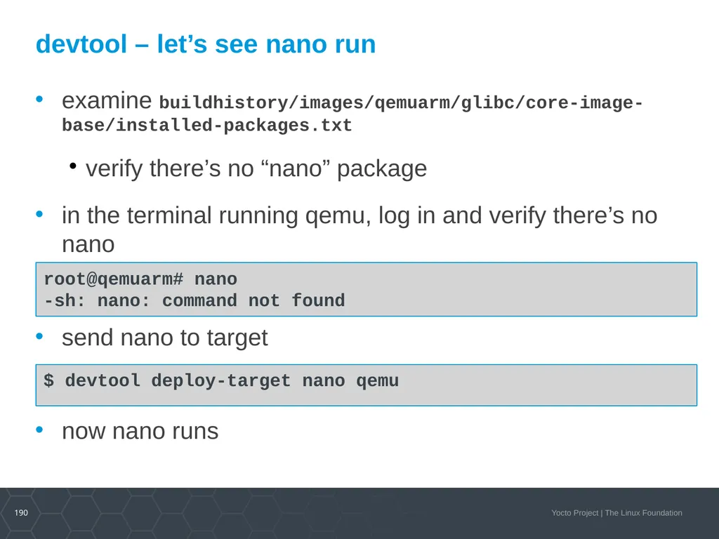 Developer Day Class Stephano Cetola, Armin Kuster, - slide 189 of 268
