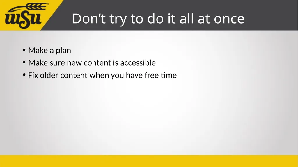 Instructor’s Guide to Blackboard Ally John Jones - slide 25 of 26