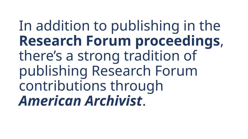 14TH Annual SAA 2020 Research Forum August 5, 2020 - slide 8 of 15