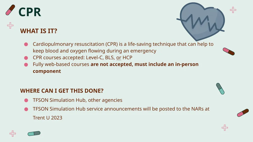 Non - Academic Requirements ORIENTATION - slide 8 of 18