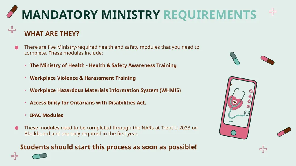 Non - Academic Requirements ORIENTATION - slide 10 of 18