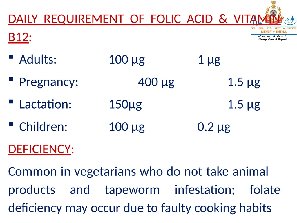 VITAMIN DEFICIENCY DISORDERS LESSON-33 BY OMKAR - slide 25 of 32