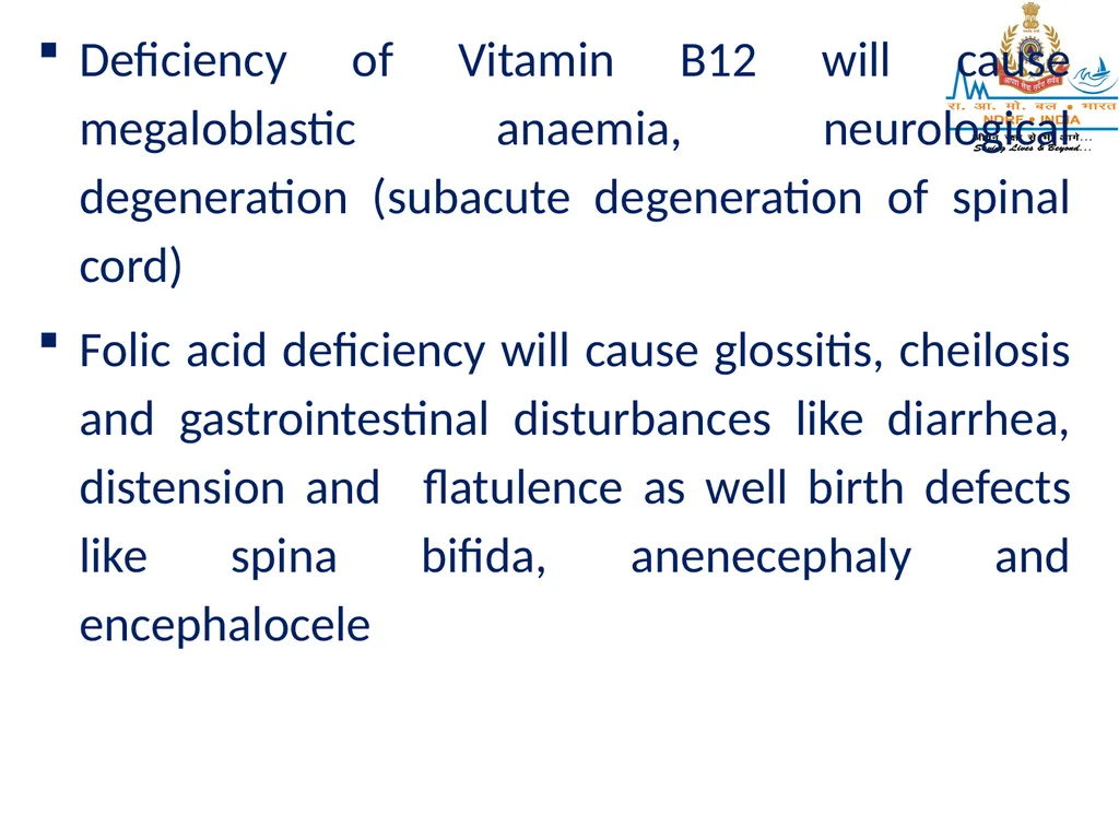 VITAMIN DEFICIENCY DISORDERS LESSON-33 BY OMKAR - slide 26 of 32