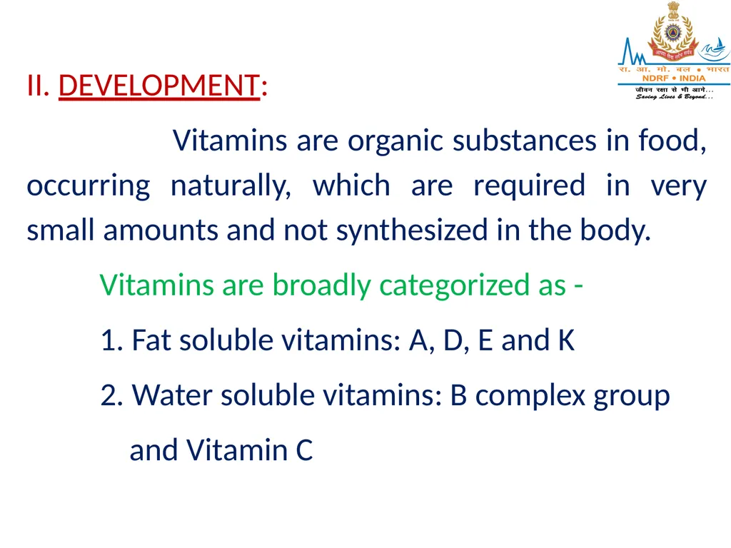 VITAMIN DEFICIENCY DISORDERS LESSON-33 BY OMKAR - slide 4 of 32